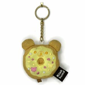 Rilakkuma Yellow Donut Deli Plush Toy Keychain Seires 1 San-X